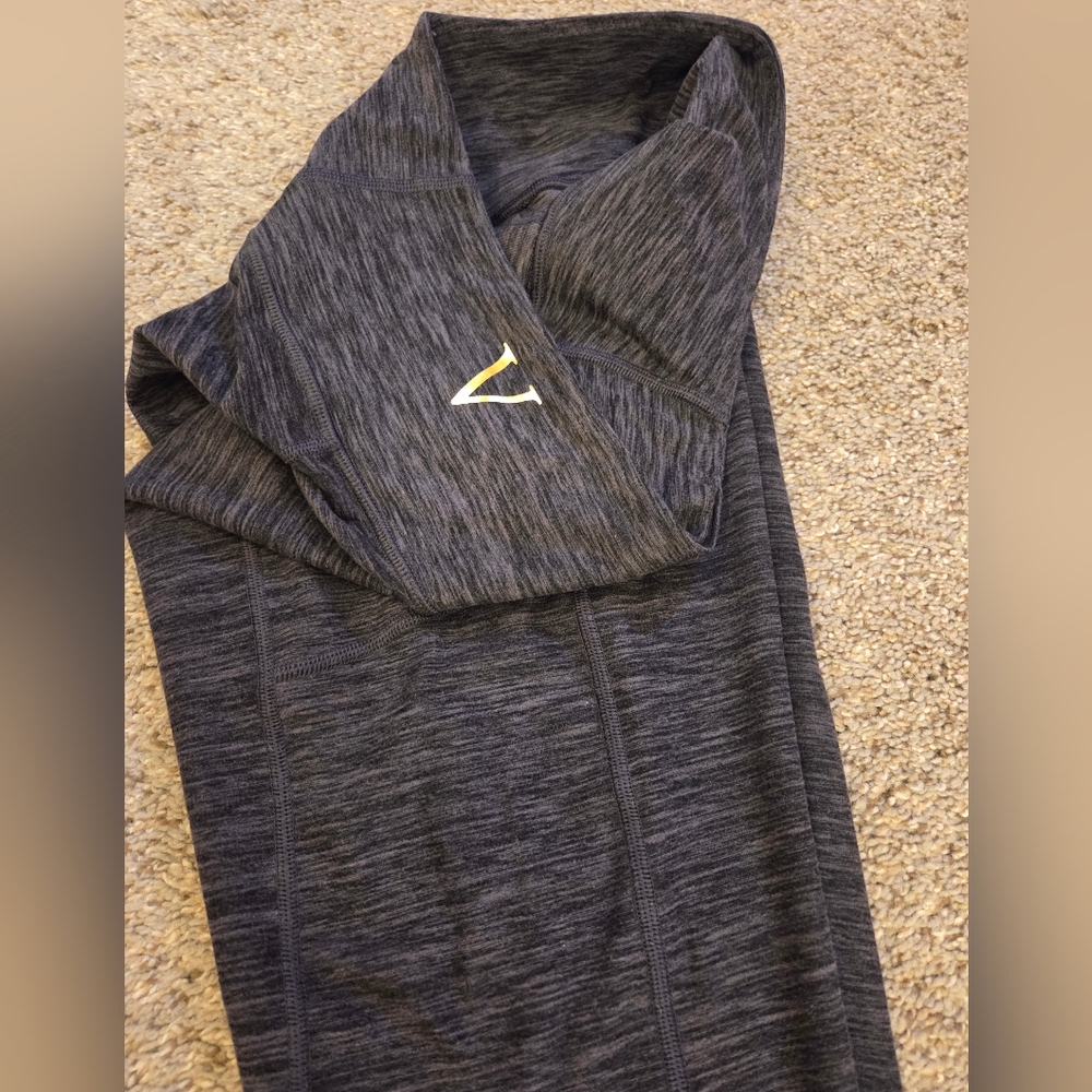 Gray/Black Knockout By Victoria's Secret Leggings